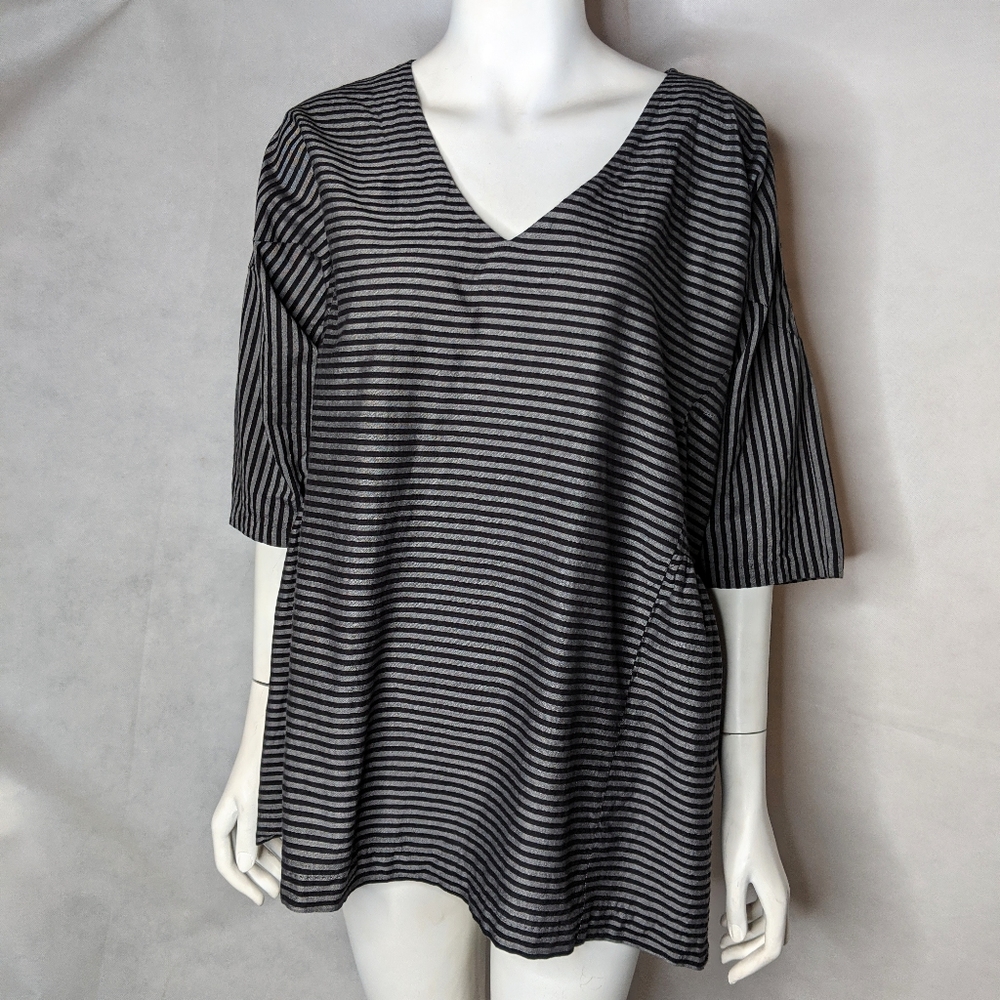Lagenlook Striped Top Cotton Chapter 2